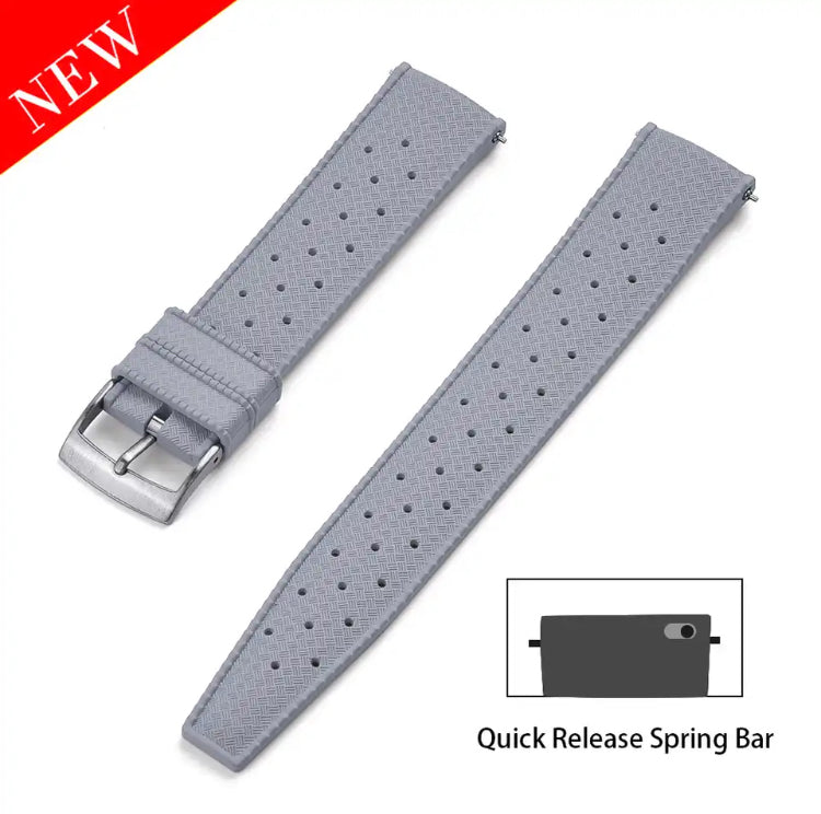 Premium-Grade Vulcanized Tropic Rubber Watch Strap 18mm 20mm and 22mm For Seiko Divers and other Divers Waterproof