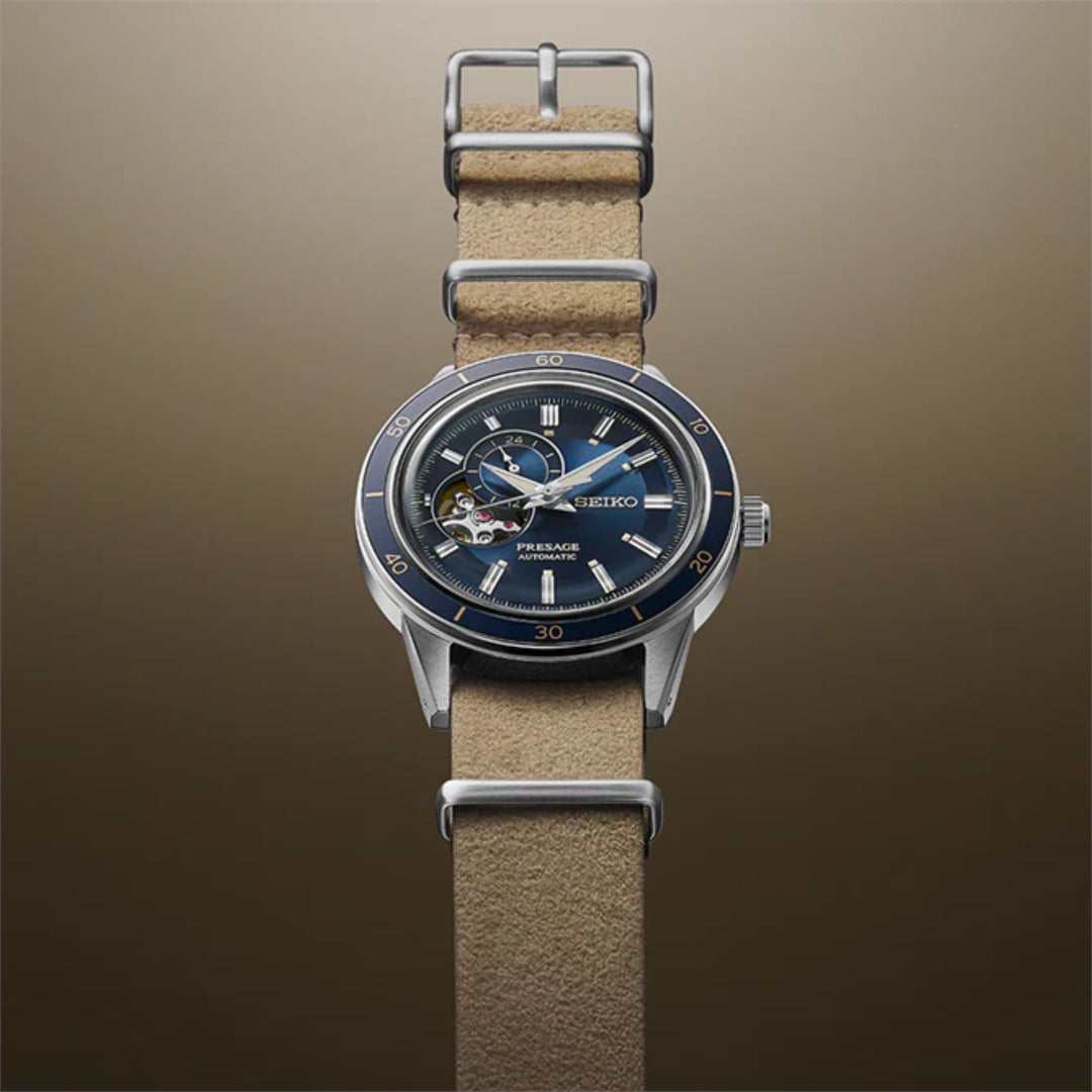 Seiko Presage Style 60s Denim Open Heart Style Automatic Watch SSA453J1
Men's Watch