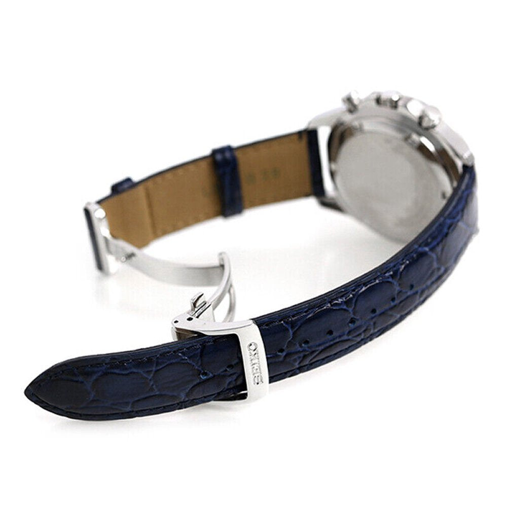 Seiko Spirit Chronograph SBTR019 ‘JDM’ Quartz Analog Blue Strap Men's Watch