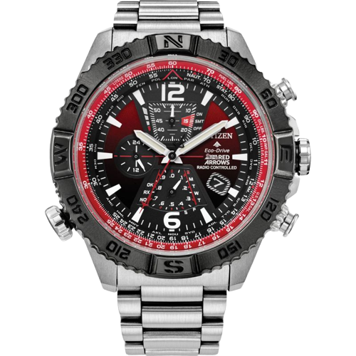 Citizen AT8226-59X Red Arrows Radio Controlled Chronograph Navihawk A.T Anti-Reflective Sapphire Crystal Men’s Watch