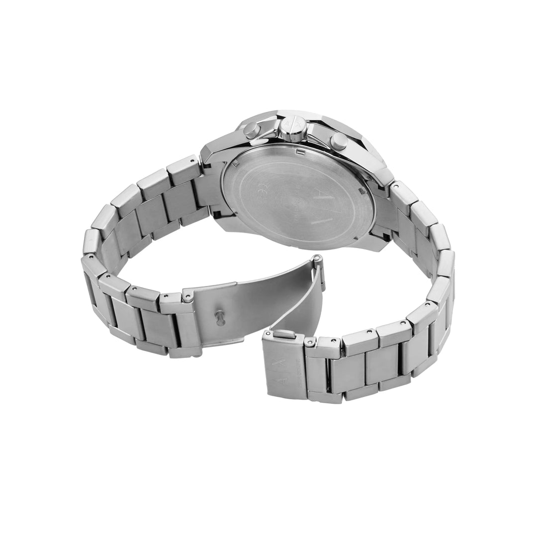 Armani Exchange AX1957 44mm Green Chronograph Dial Stainless Steel Bracelet Men's Watch