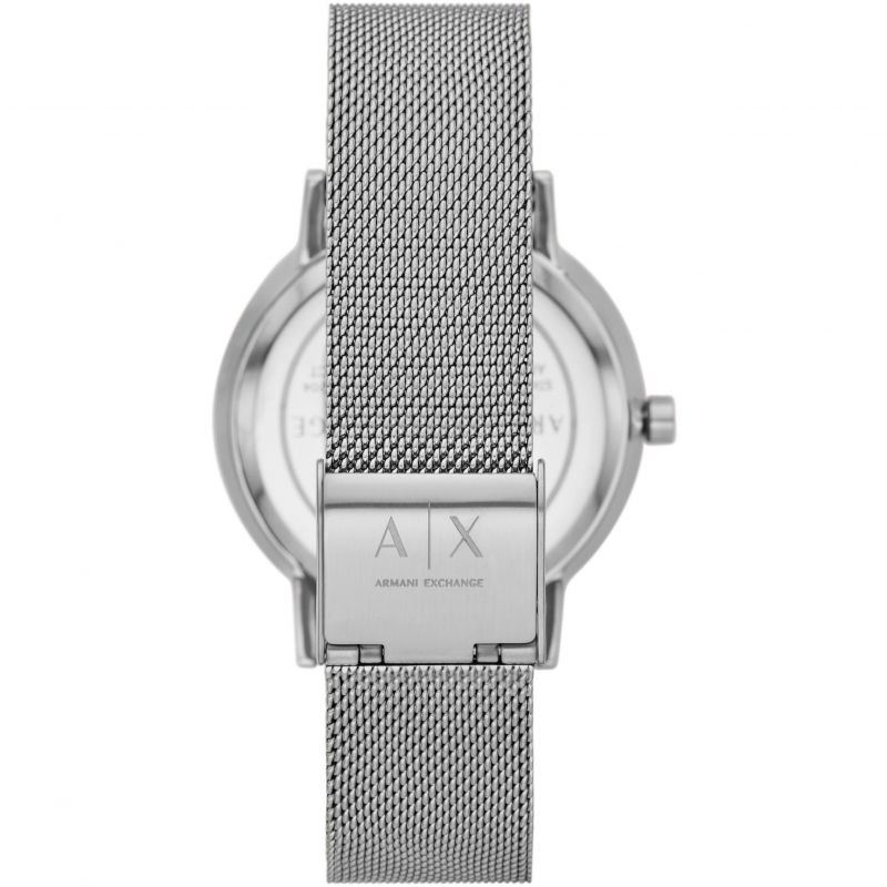Armani Exchange AX5583 Silver Dial Steel Mesh Bracelet Women's Watch