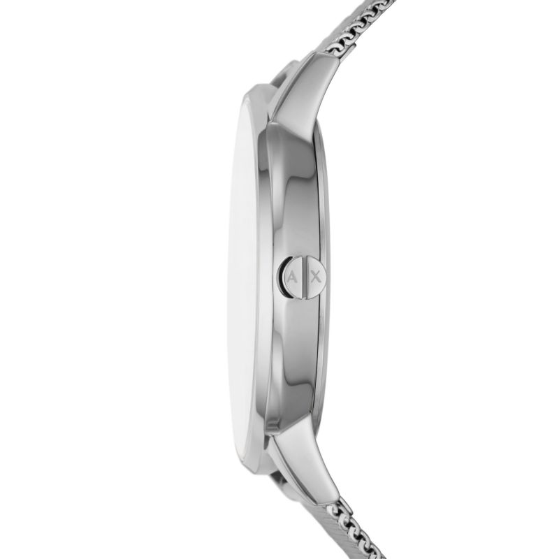 Armani Exchange AX5583 Silver Dial Steel Mesh Bracelet Women's Watch
