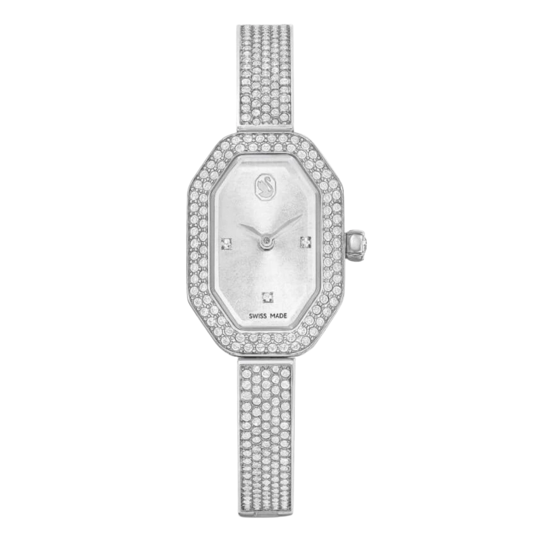 Swarovski Women's Dextera 5672977(20mm) Silver Dial / Crystal Set Stainless Steel Bracelet Women’s Watch