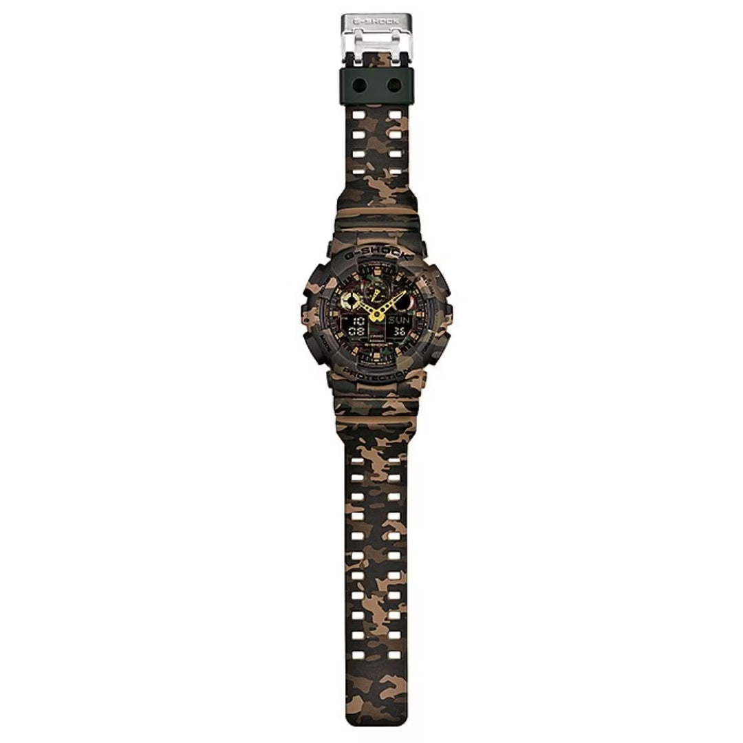Casio Gshock Analog-Digital GA-100 Series GA-100CM-5A  Camouflage Dial Men's Watch