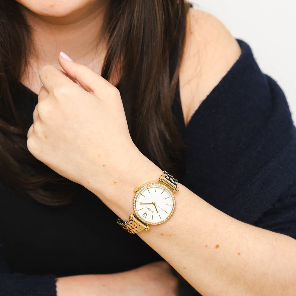 Fossil BQ3498 Tillie Three-Hand Gold-Tone Stainless Steel Watch FOSSIL - BQ3498 main image 2