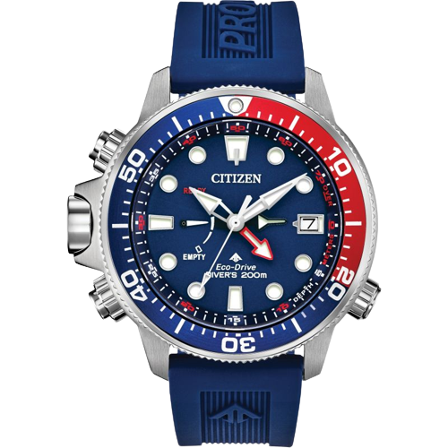 Citizen BN2038-01L Promaster Aqualand Eco-Drive Blue Rubber Strap Men’s Watch