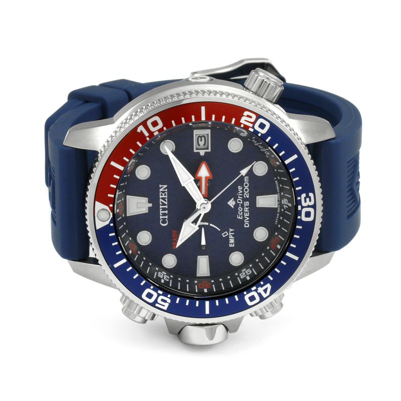 Citizen BN2038-01L Promaster Aqualand Eco-Drive Blue Rubber Strap Men’s Watch