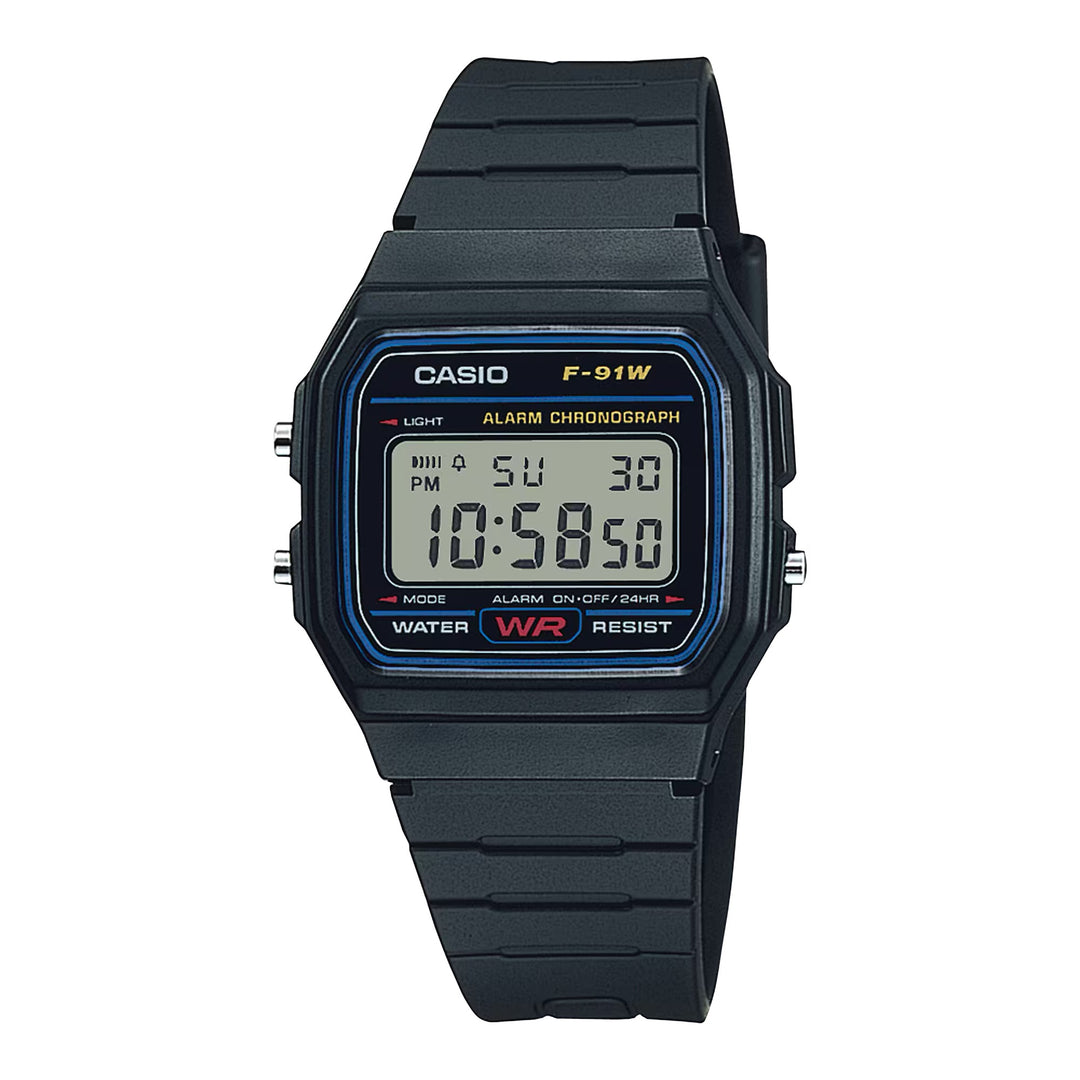 Casio F-91W-1D Classic Chronograph Men's/Unisex Watch