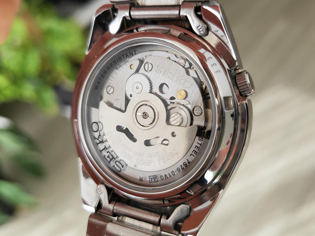 Seiko 5 SNKL45K1 Automatic 21 Jewels Black Dial Men's Watch