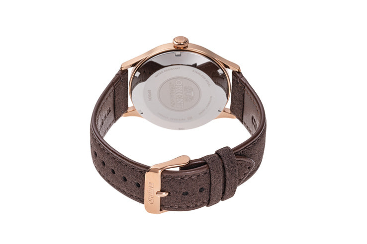 Orient Bambino RA-AC0P04Y Japan Made Version 4 Bronze dial Leather Strap Automatic Men's Watch