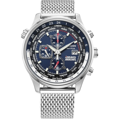 Citizen CA0081-78L Red Arrows Chronograph Eco Drive Stainless Steel Men’s Watch
