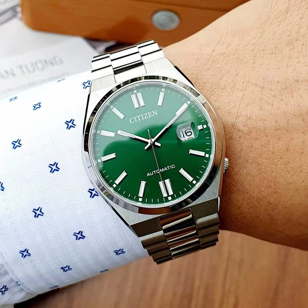 Citizen Tsuyosa NJ0150-81X Automatic Green Dial Men's Watch - mzwatcheslk srilanka