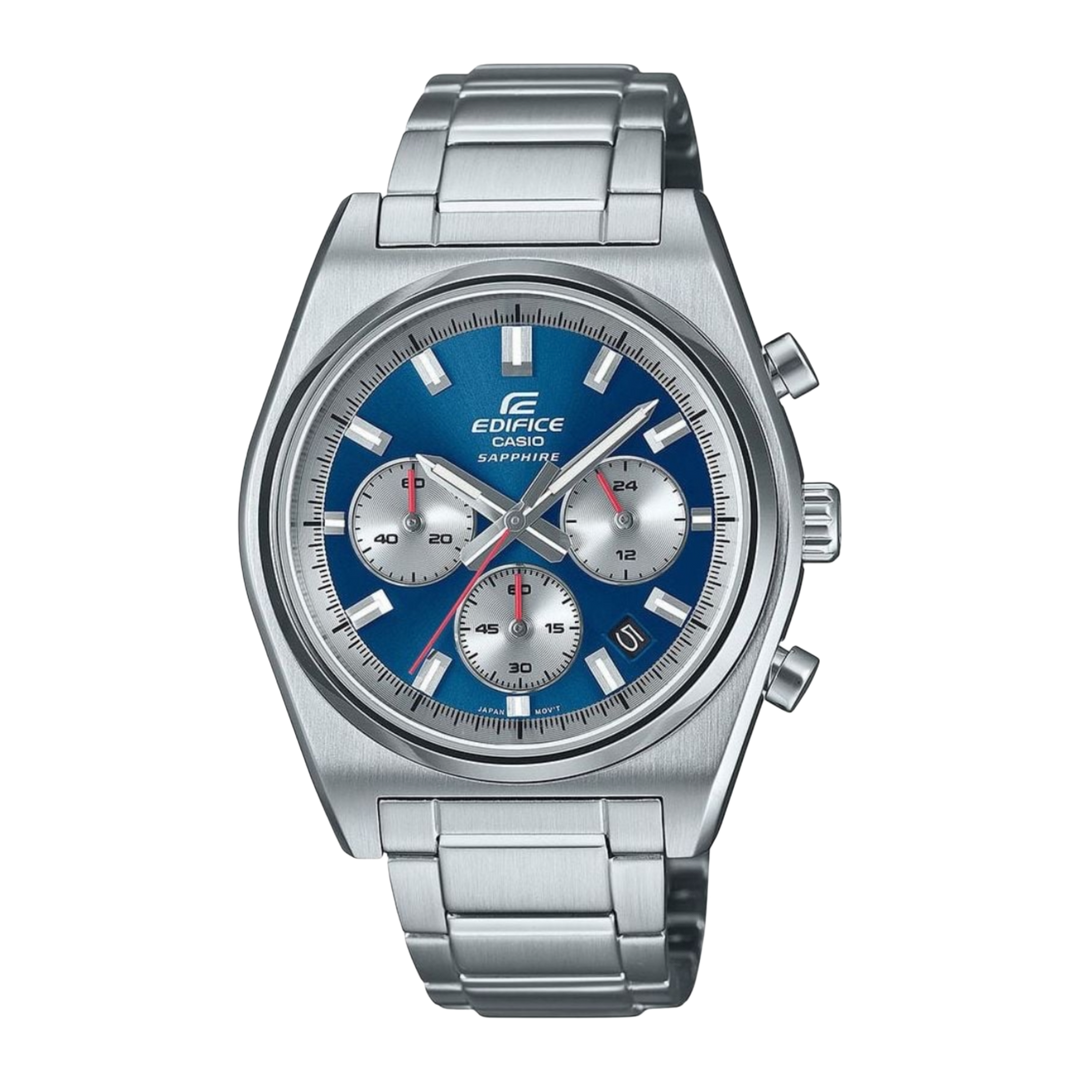 Casio EDIFICE Motorsports EFB-730D-1AVUEF Chronograph (40mm) Black Dial / Stainless Steel Bracelet Mens Watch