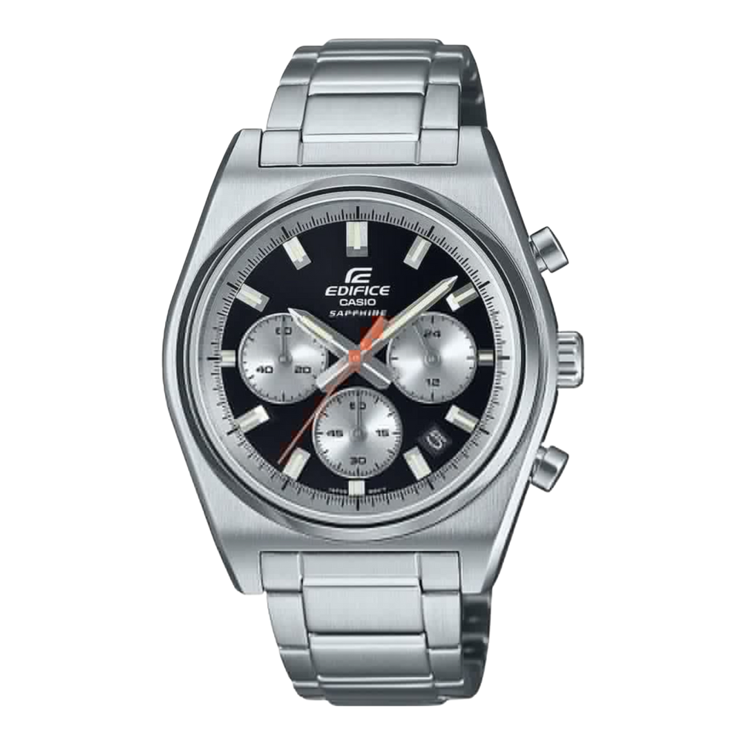 Casio EDIFICE Motorsports EFB-730D-1AVUEF Chronograph (40mm) Black Dial / Stainless Steel Bracelet Mens Watch