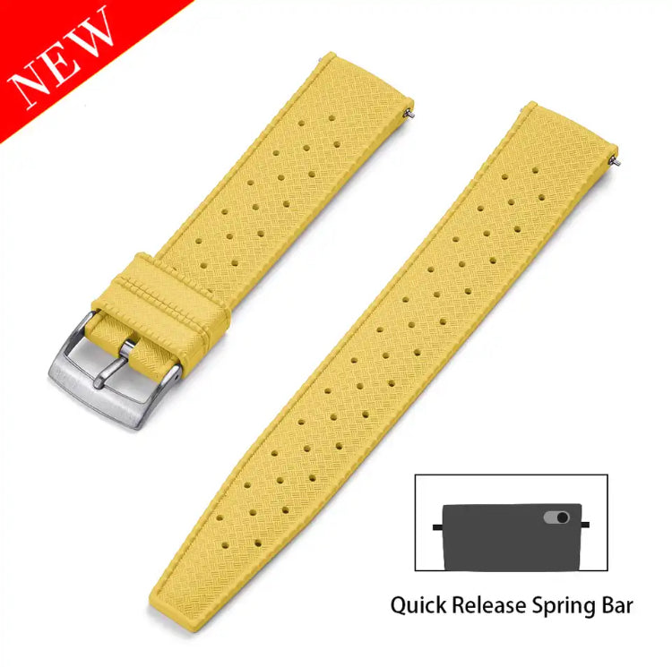 Premium-Grade Vulcanized Tropic Rubber Watch Strap 18mm 20mm and 22mm For Seiko Divers and other Divers Waterproof
