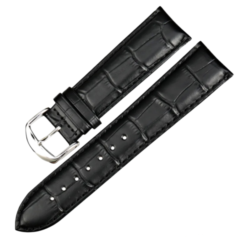 Maikes Croc Style Genuine Leather Replacement watch strap