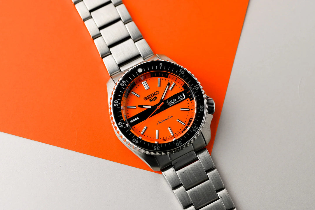 Seiko 5 Sports SRPK11K1  Sports ‘New Double Hurricane’ Retro Colour Collection Men's Watch