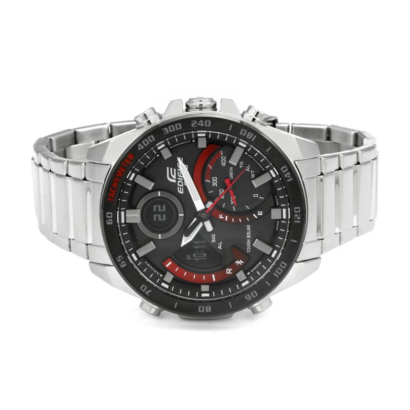 Casio ECB-900DB-1AER Edifice Solar Bluetooth Stainless Steel Bracelet Men's Watch - mzwatcheslk srilanka
