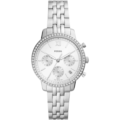 Fossil ES5217 Neutra Silver Chronograph Dial Stainless Steel Bracelet Women's Watch