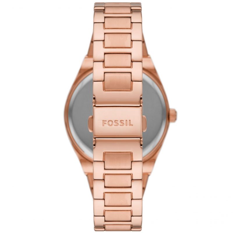 Fossil ES5258 Scarlette Rose Gold Dial Rose Gold Stainless Steel Bracelet Women's Watch