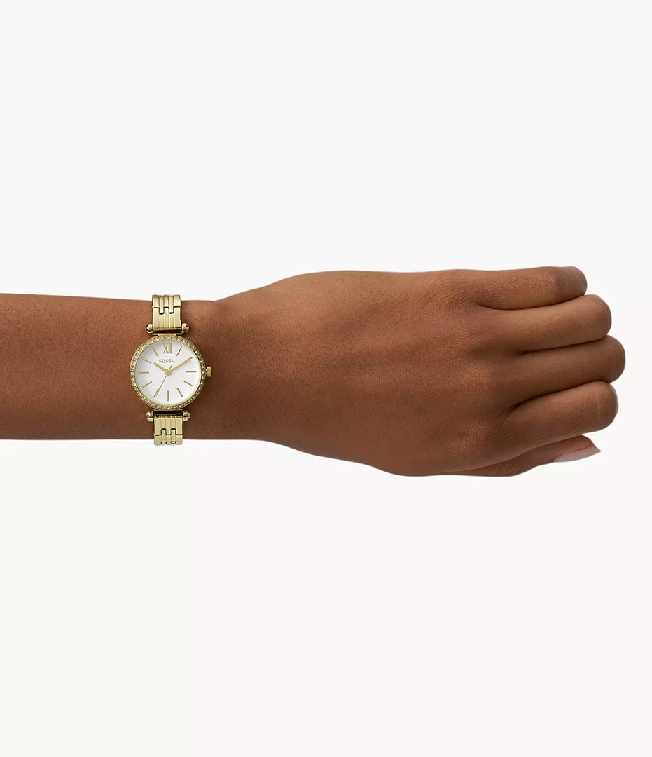 Fossil Tillie BQ3503 Mini Three-Hand Gold-Tone Stainless Steel Women's Watch
