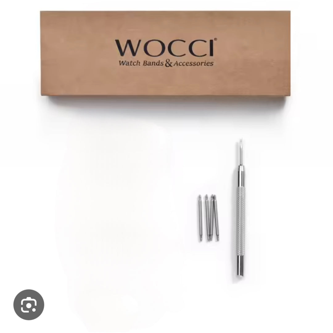 WOCCI Nubuck Top Grain Hand Made Leather |18mm, 20mm and 22mm Replacement Straps for Fossil, Citizen, Seiko, Casio etc