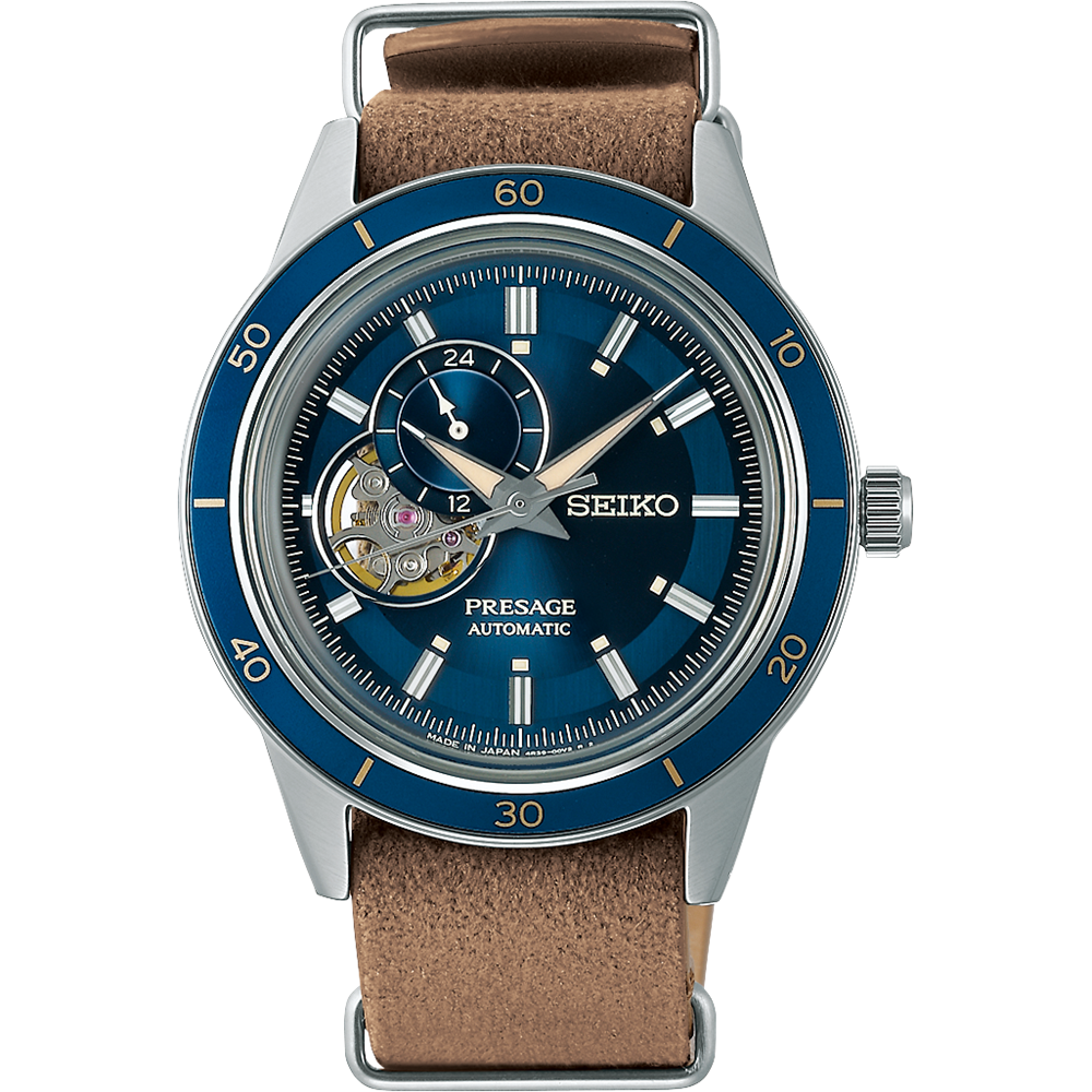 Seiko Presage Style 60s Denim Open Heart Style Automatic Watch SSA453J1
Men's Watch