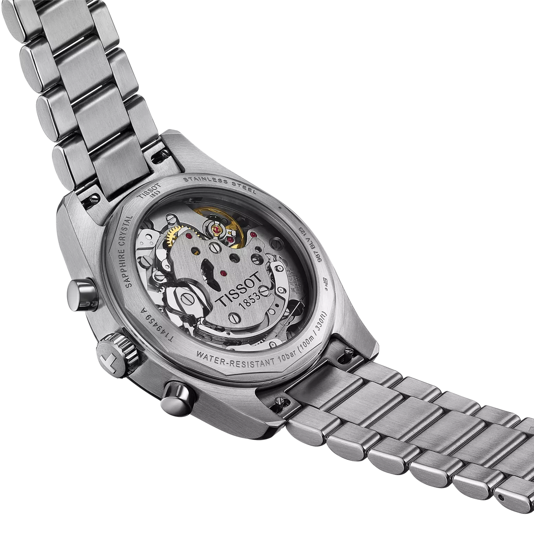 Tissot PR516 Automatic T1494621101100 Chronograph (41mm) White Dial / Stainless Steel Bracelet Men’s Watch