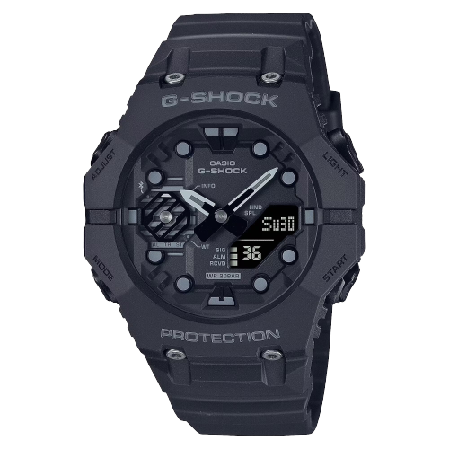 Casio GA-B001-1AER Bluetooth G Shock Combi Black Integrated Bezel and Strap Men's Watch