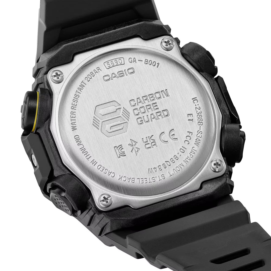 Casio GA-B001-CY-1A Bluetooth G Shock Black Strap Men's Watch
