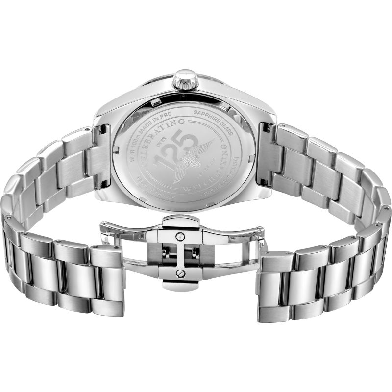 Rotary GB05176/24 EX-DISPLAY Henley GMT Green Dial Stainless Steel Bracelet Men's Watch