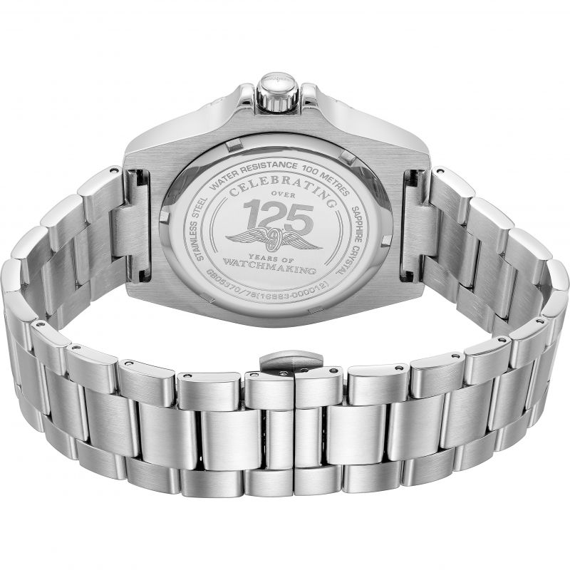 Rotary GB05370/78 Henley Green Dial Stainless Steel Bracelet Men's Watch