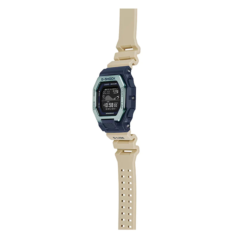 Casio GBX-100TT-2ER G-Shock G-Lide Surf Story Digital Display Bio-Based Resin Strap Men's Watch