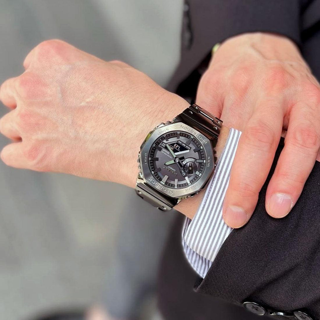 Casio GM-B2100BD-1AER G-Shock Bluetooth Full Metal Black Solar Power Men's Watch