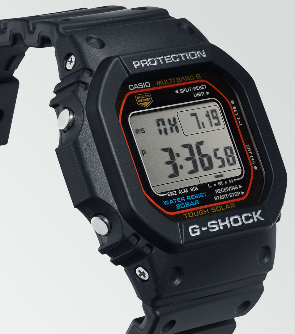 Casio Gshock GW-M5610U-1ER G-Shock Multi Band 6 Radio Controlled Black Resin Strap Men's Watch