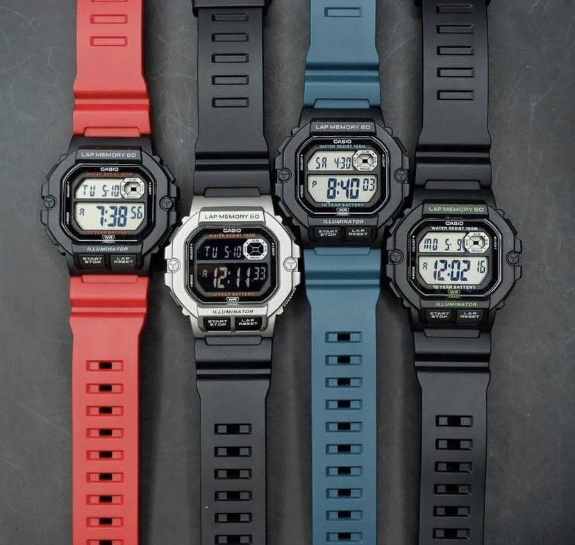 Casio WS-1400H-1BV Youth Series Sports Digital Resin Band Watch Men's Watch