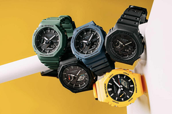 Casio G-shock GA-B2100-2AER Bluetooth Solar Power Watch Blue Resin Strap Mens Watch