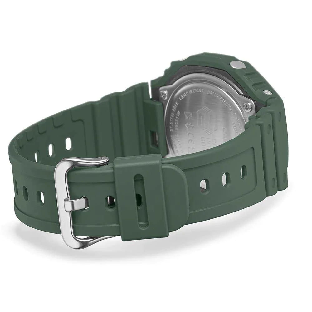 Casio G-shock GA-B2100-3AER Bluetooth Solar Power Green Resin Strap Mens Watch