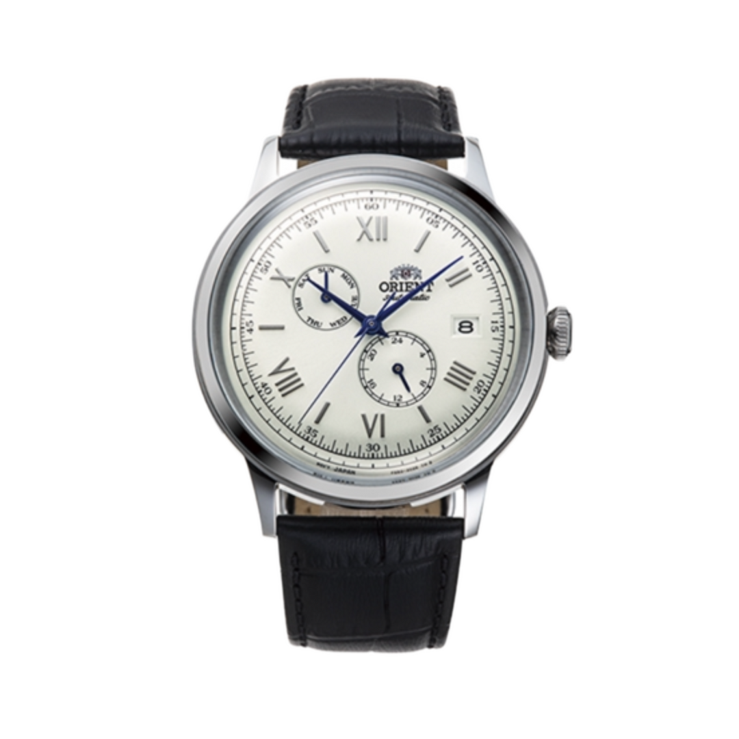 Orient Bambino version 8 RA-AK0701S10B Automatic 40mm 3ATM Leather Strap Men's Watch