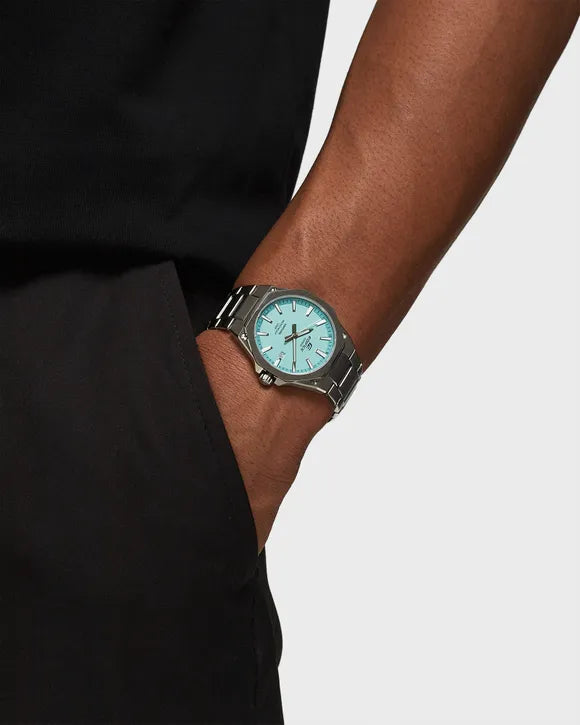 Casio Edifice EFR-S108D-2BVUEF Sapphire Crystal (40mm) Torquoise Blue/Tiffany Dial / Stainless Steel Men's Watch