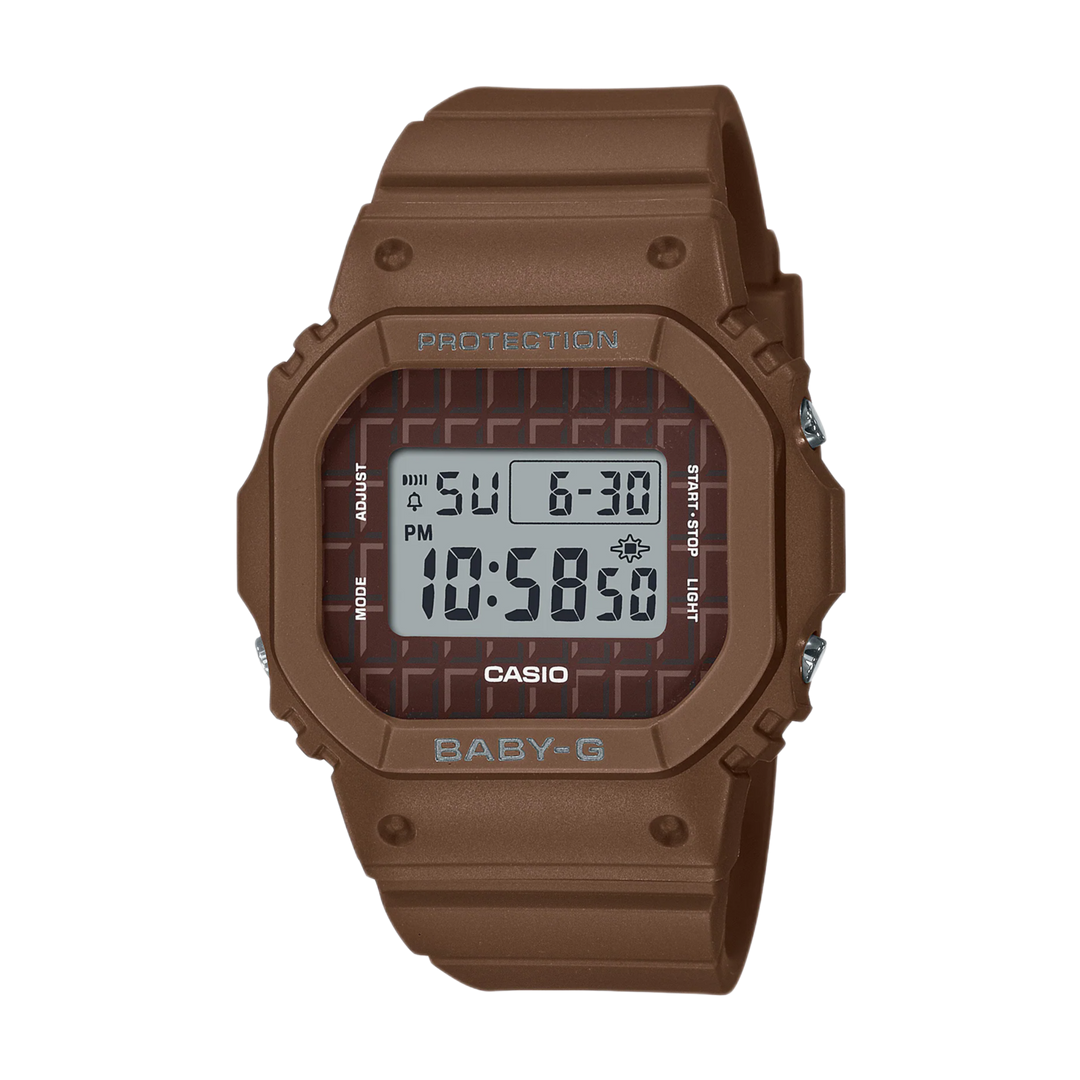 Casio Baby-G Gshock BGD-565USW-5 Sweets Collection Chocolate Brown Digital Quartz Women's Watch