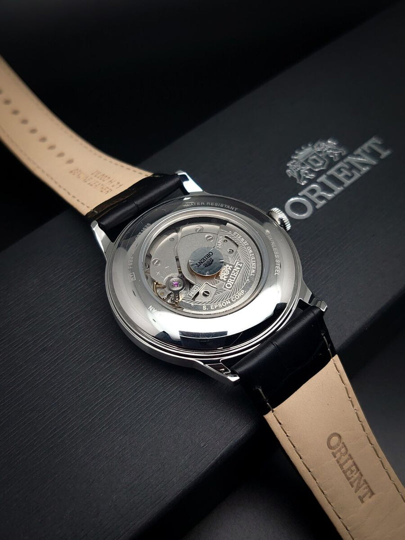 Orient Bambino version 8 RA-AK0701S10B Automatic 40mm 3ATM Leather Strap Men's Watch