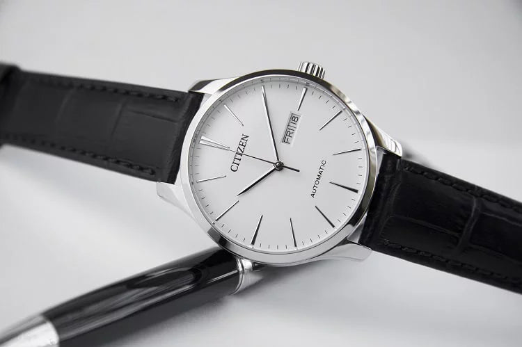 Citizen Automatic Manual Winding NH8350-08B White Dial Men's Classic Dress Watch