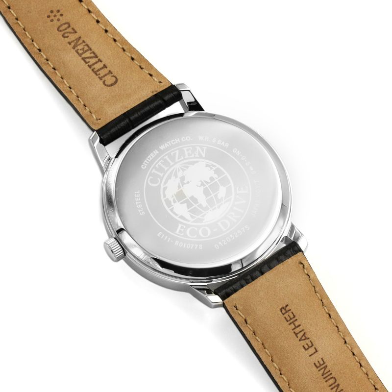 Citizen Eco-Drive Uomo BM7460-11E – Orologio In Acciaio E Pelle – 40mm