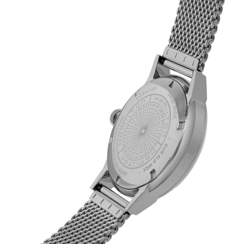 Hamilton H38425120 American Classic Intra matic Steel Mesh Bracelet White Dial Men's Watch