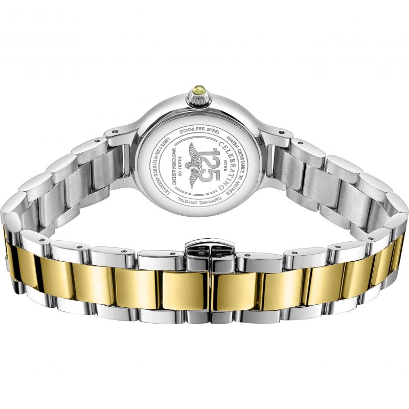 Rotary LB05136/41 Elegance Mother of Pearl Dial |Two Tone Stainless Steel Bracelet Women's Watch