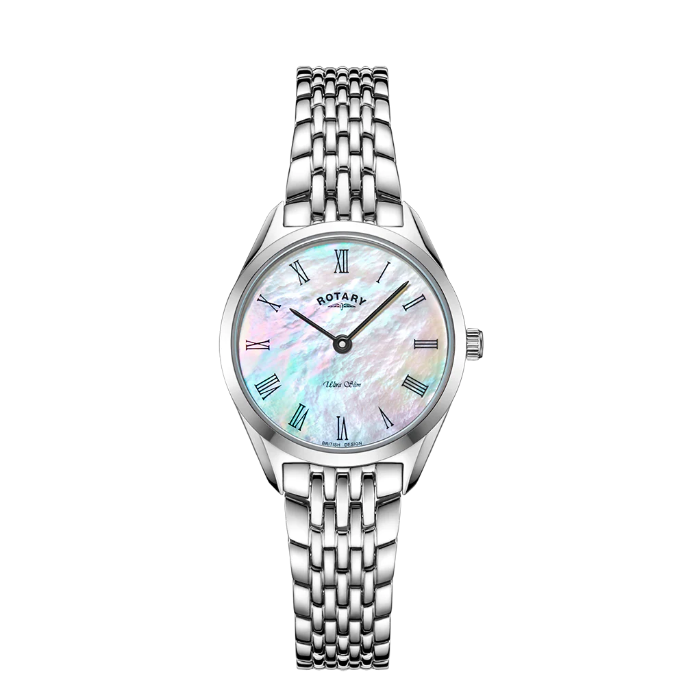 Rotary LB08010/41 Ultra Slim Silver Bracelet Women's Watch