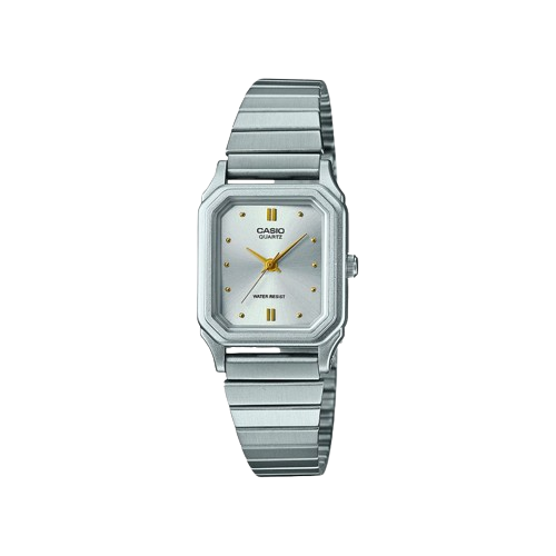 Casio LQ-400D-7AEF Silver Dial Stainless Steel Bracelet Women’s Watch