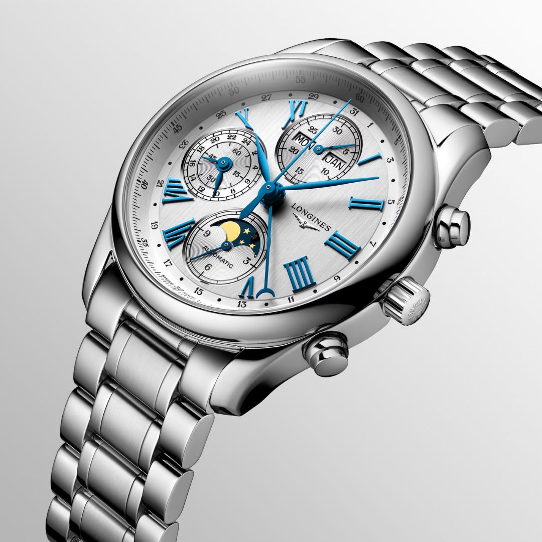 LONGINES L27734716 Master Collection 42mm Silver Dial Stainless Steel Bracelet Men's Watch